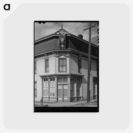 アートポストカード-Silverton Rooming House
 - ラッセル リー Postcard.