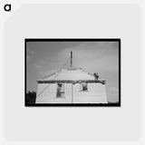 アートポストカード-Erecting Gable End
 - ラッセル リー Postcard.
