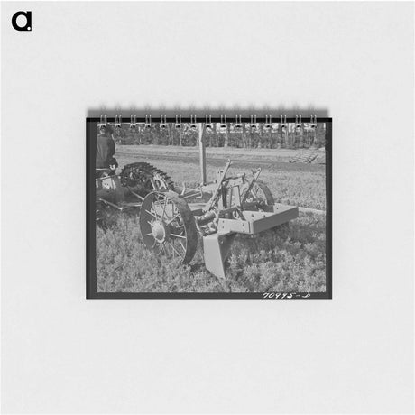 アートメモ帳-Guayule Nursery Digger Demonstration
 - ラッセル リー Memo.