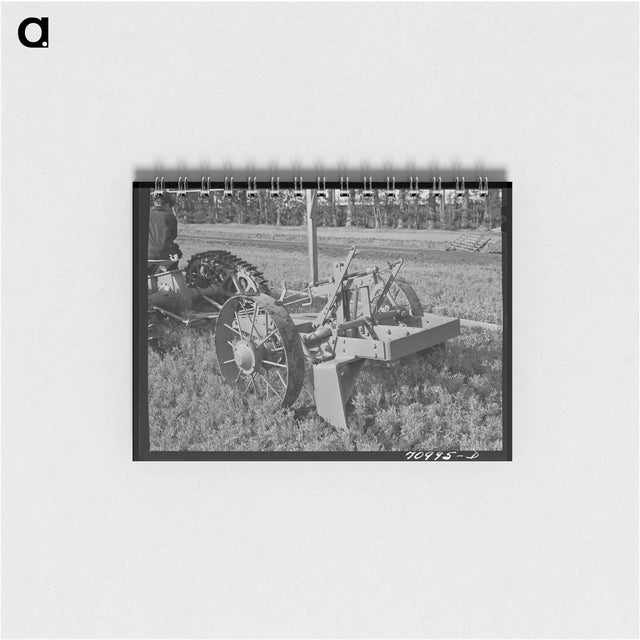 アートメモ帳-Guayule Nursery Digger Demonstration
 - ラッセル リー Memo.