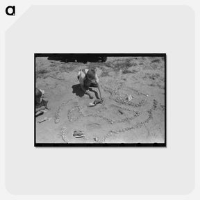アートポストカード-Farmer's Son at Caldwell Labor Camp
 - ラッセル リー Postcard.
