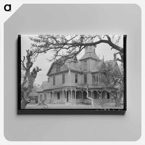 アートパネル-Old Mansion, Comanche
 - ラッセル リー Canvas.