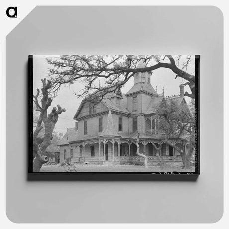 アートパネル-Old Mansion, Comanche
 - ラッセル リー Canvas.