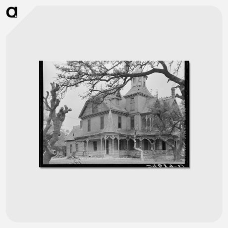アートポストカード-Old Mansion, Comanche
 - ラッセル リー Postcard.