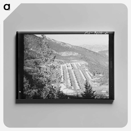 アートパネル-Mouat Chromite Mine
 - ラッセル リー Canvas.