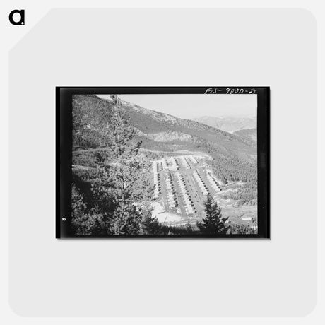アートポストカード-Mouat Chromite Mine
 - ラッセル リー Postcard.