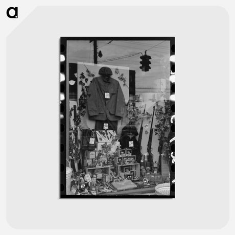 アートポストカード-Fall Window Display
 - ラッセル リー Postcard.