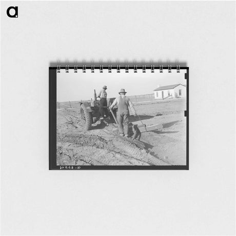 アートメモ帳-Building Lateral Irrigation Ditch
 - ラッセル リー Memo.