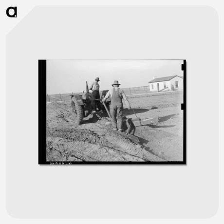 アートポストカード-Building Lateral Irrigation Ditch
 - ラッセル リー Postcard.