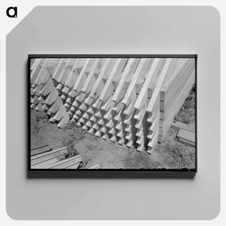 アートパネル-Food Storage Trusses
 - ラッセル リー Canvas.