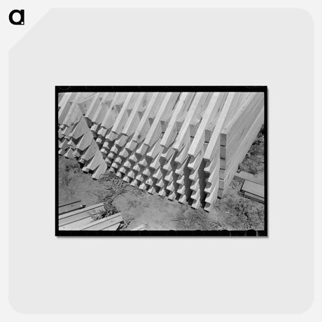 アートポストカード-Food Storage Trusses
 - ラッセル リー Postcard.