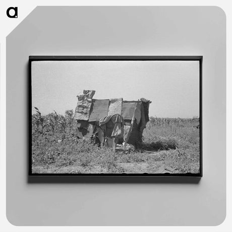 アートパネル-Sharecropper's Shed
 - ラッセル リー Canvas.