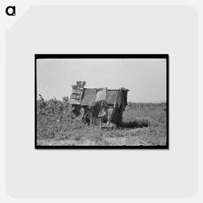 アートポストカード-Sharecropper's Shed
 - ラッセル リー Postcard.