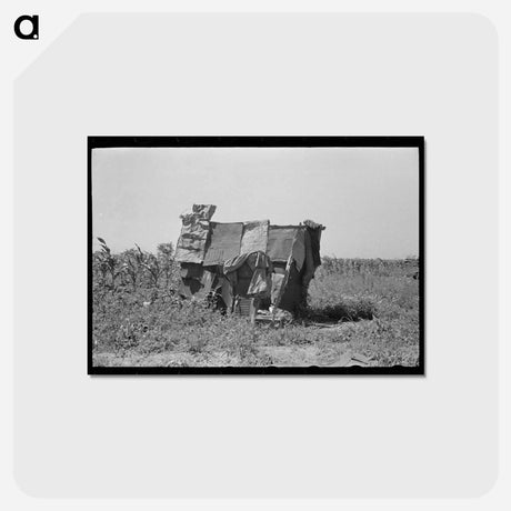 アートポストカード-Sharecropper's Shed
 - ラッセル リー Postcard.