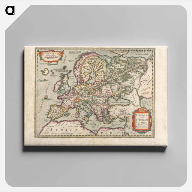 アートパネル-Europam sive Celticam veterem
 - ボストン公共図書館 Canvas.