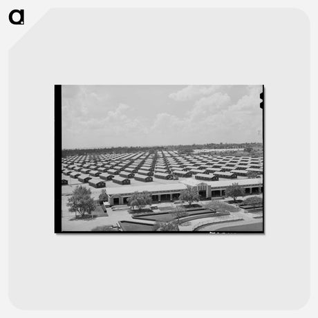 アートポストカード-Santa Anita Reception Center
 - ラッセル リー Postcard.