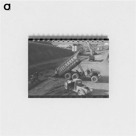 アートメモ帳-Shasta Dam Under Construction
 - ラッセル リー Memo.