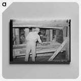 アートパネル-Peanut Shelling Plant Screens
 - ラッセル リー Canvas.