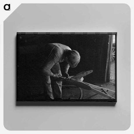 アートパネル-Blacksmith's Helper
 - ラッセル リー Canvas.