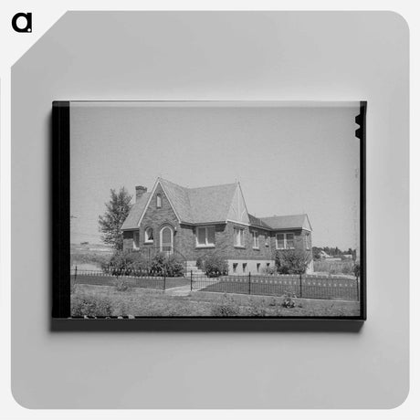アートパネル-Mormon Farmer's New House
 - ラッセル リー Canvas.