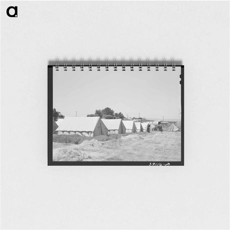 アートメモ帳-Migratory Labor Camp Tents
 - ラッセル リー Memo.