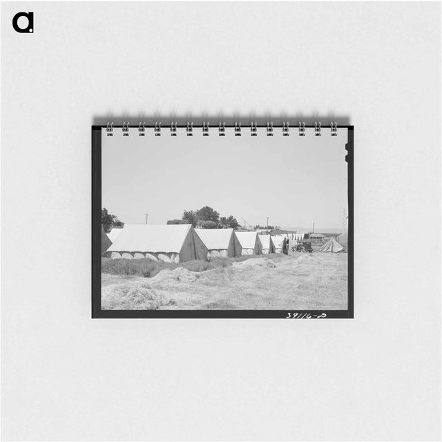 アートメモ帳-Migratory Labor Camp Tents
 - ラッセル リー Memo.