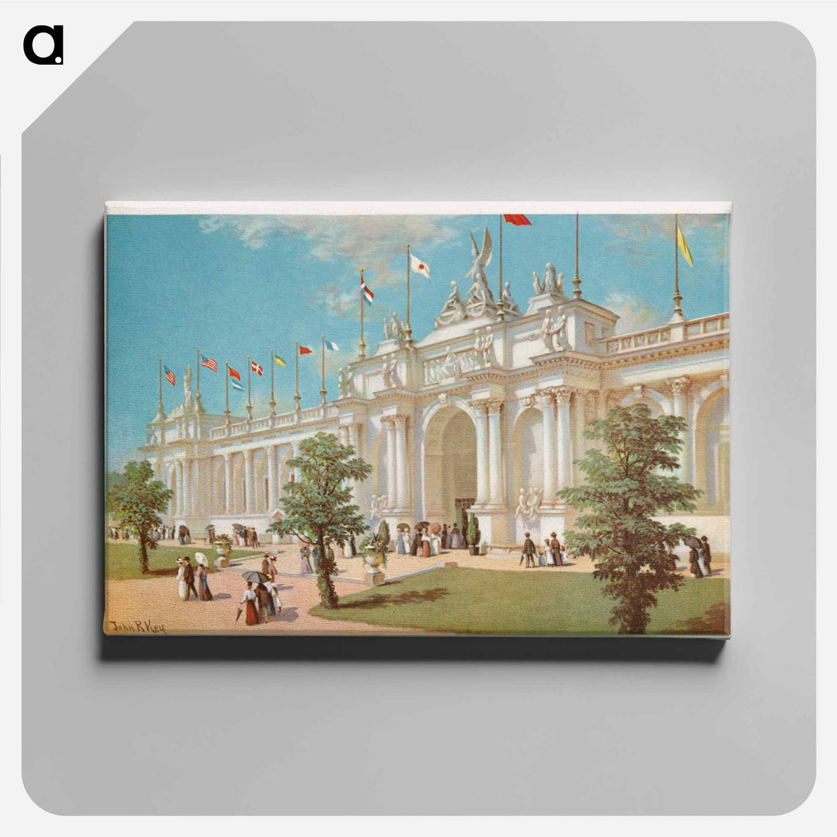 アートパネル-Chicago Exposition
 - ボストン公共図書館 Canvas.