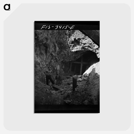 アートポストカード-Tungsten Chief Mine
 - ラッセル リー Postcard.