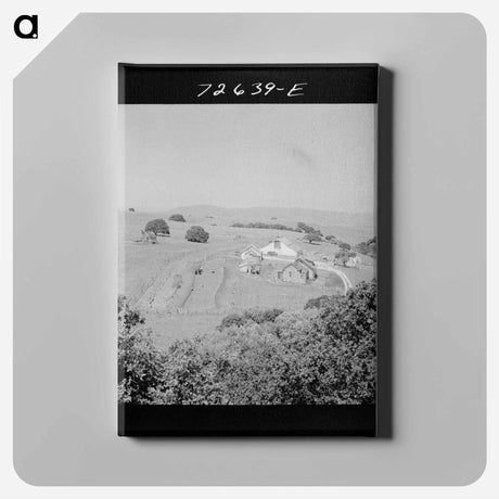 アートパネル-Farmstead in Low Hills
 - ラッセル リー Canvas.