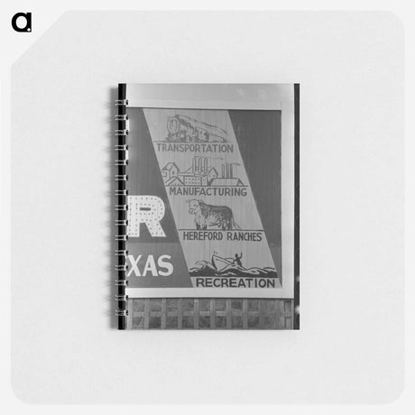 アートメモ帳-Entering Sweetwater, Texas
 - ラッセル リー Memo.