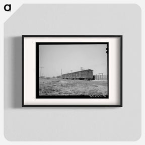 アートポスター-Empty Cattle Cars
 - ラッセル リー Poster.