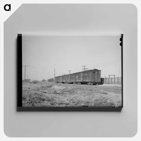アートパネル-Empty Cattle Cars
 - ラッセル リー Canvas.