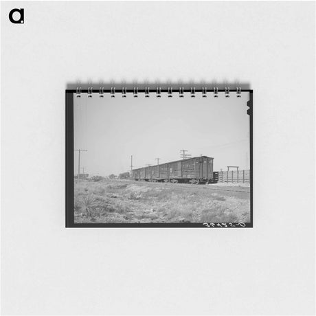 アートメモ帳-Empty Cattle Cars
 - ラッセル リー Memo.