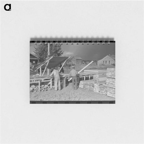 アートメモ帳-Cutting Lumber
 - ラッセル リー Memo.