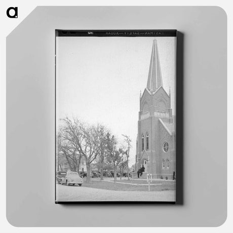 アートパネル-Easter Sunday, Granger, Texas
 - ラッセル リー Canvas.