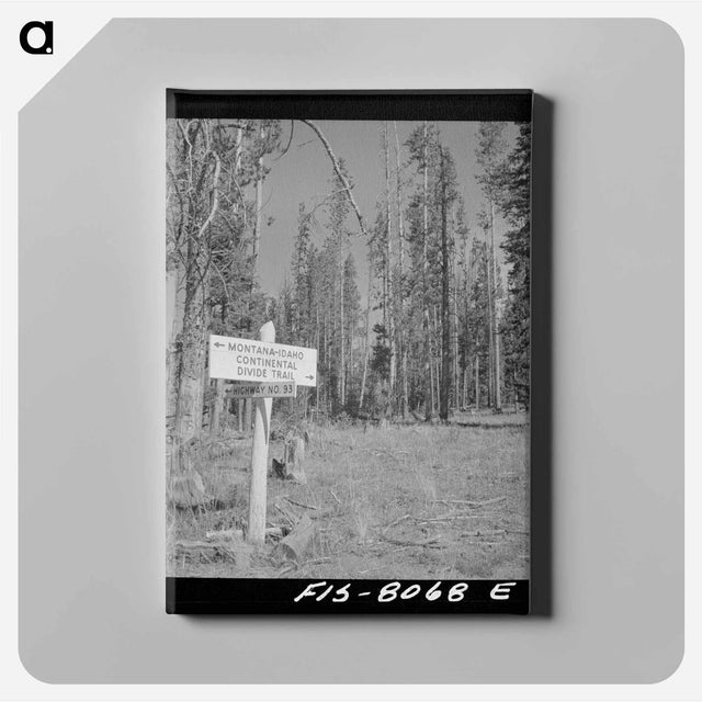アートパネル-Continental Divide Sign
 - ラッセル リー Canvas.