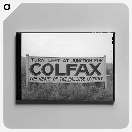 アートパネル-Whitman County Sign
 - ラッセル リー Canvas.