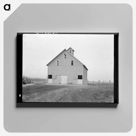 アートパネル-Barn on Roy Conner's Farm
 - ラッセル リー Canvas.