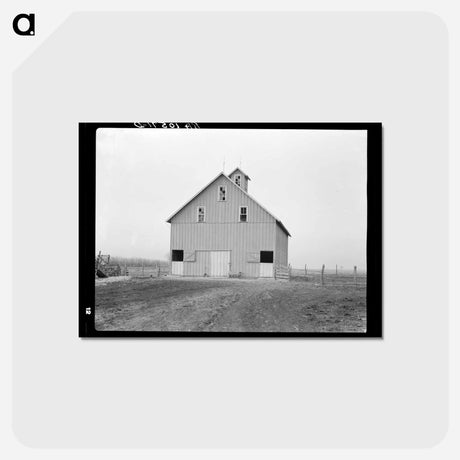 アートポストカード-Barn on Roy Conner's Farm
 - ラッセル リー Postcard.