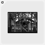 アートポストカード-Pea Vinery Conversation
 - ラッセル リー Postcard.