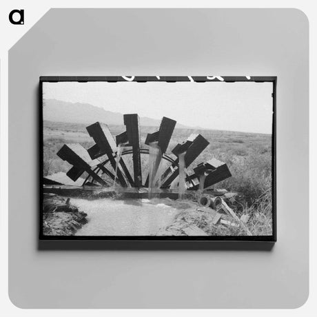 アートパネル-Waterwheel Project
 - ラッセル リー Canvas.