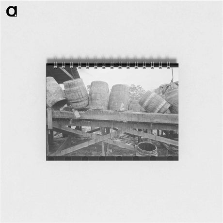 アートメモ帳-Pitch Barrels, State Line, Mississippi
 - ラッセル リー Memo.
