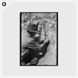 アートポストカード-Pinos Altos Prospector
 - ラッセル リー Postcard.