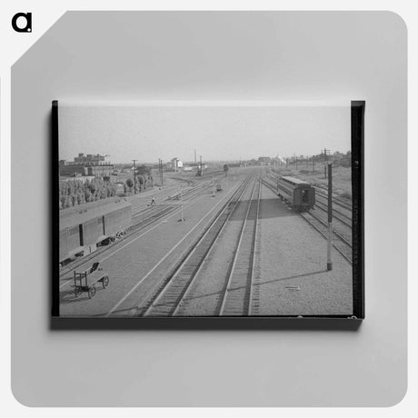 アートパネル-Railroad Yards, Muskogee
 - ラッセル リー Canvas.