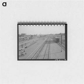 アートメモ帳-Railroad Yards, Muskogee
 - ラッセル リー Memo.