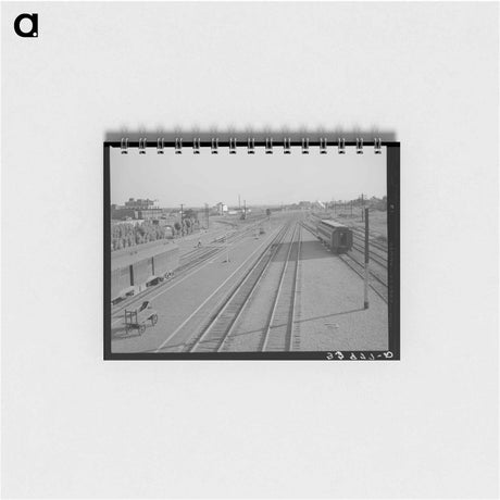 アートメモ帳-Railroad Yards, Muskogee
 - ラッセル リー Memo.