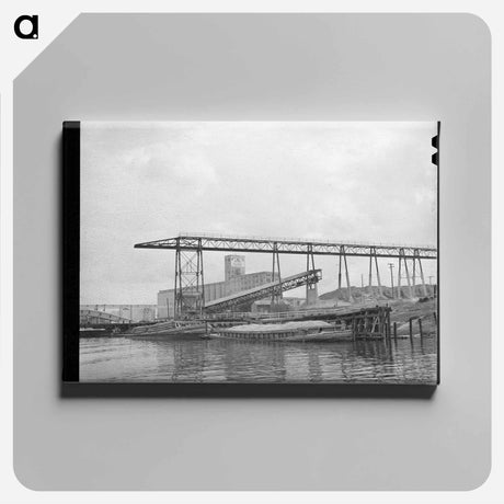 アートパネル-Oyster Shell Barges
 - ラッセル リー Canvas.
