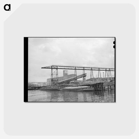 アートポストカード-Oyster Shell Barges
 - ラッセル リー Postcard.