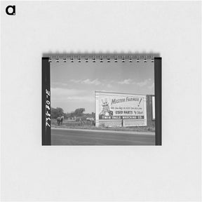 アートメモ帳-Twin Falls County Sign
 - ラッセル リー Memo.
