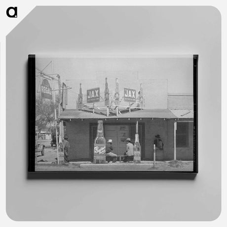 アートパネル-Mexican Beer Hall, Robstown
 - ラッセル リー Canvas.